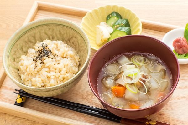 回復食の玄米定食