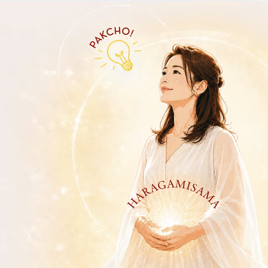 腹神様（HARAGAMISAMA）とパカチョ（PAKCHO!）のイラスト